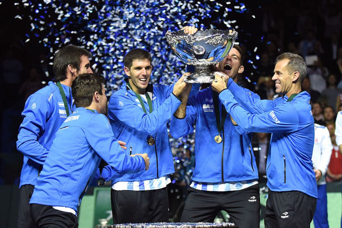 Argentina ganó la Copa Davis por primera vez.