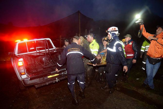 Los heridos fueron transportados a hospitales en La Ceja.