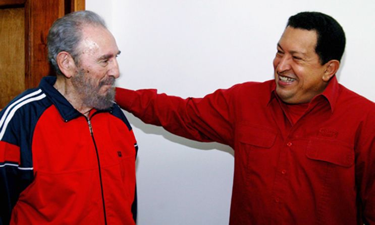 30 de enero de 2007 | Fidel Castro y Hugo Chávez.