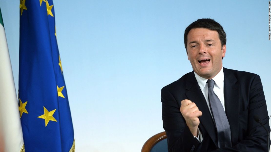 Matteo Renzi, primer ministro de Italia.