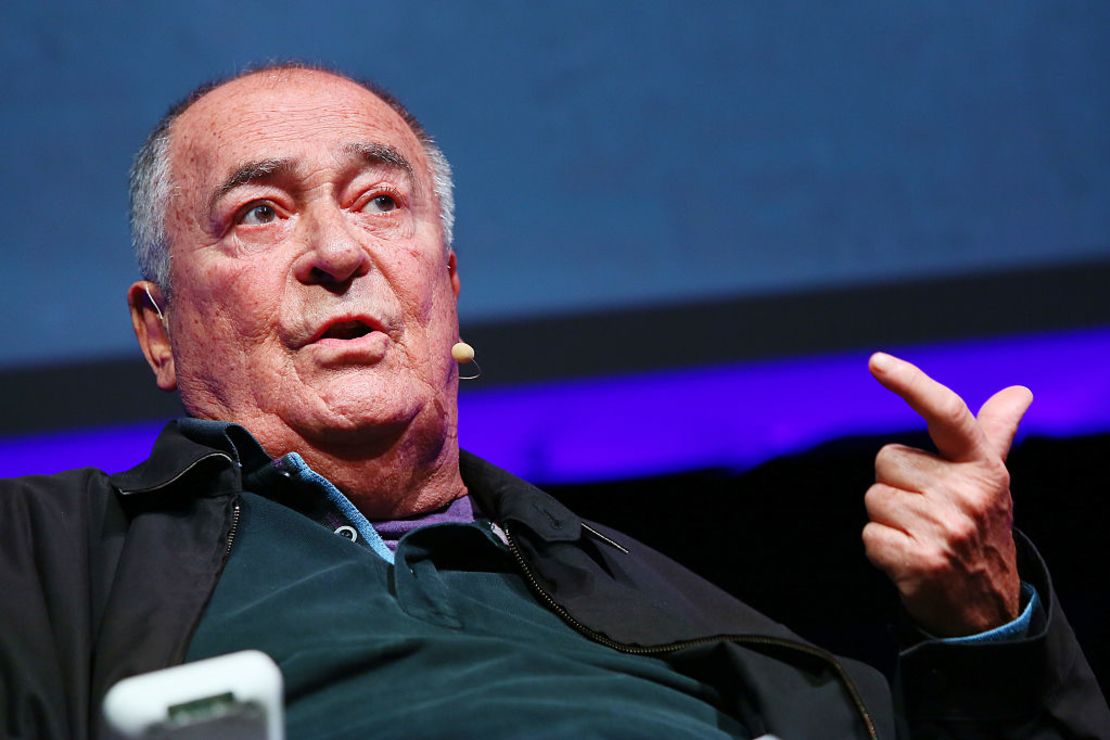 Bernardo Bertolucci en un evento en Roma en octubre de 2016