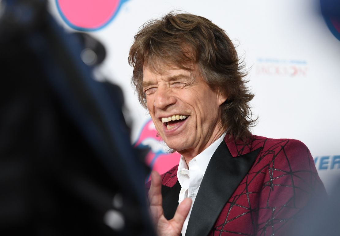 Mick Jagger durante la exposición 'Exhibitionism' de los Rolling Stones en Nueva York.