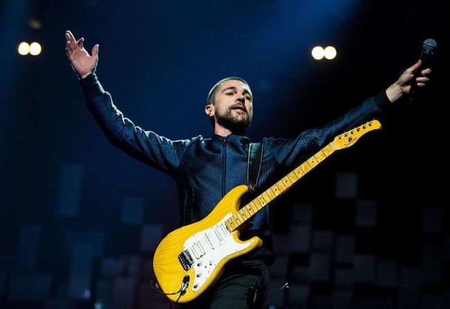 El cantante colombiano Juanes fue uno de los más aplaudidos en el concierto realizado en la Arena Telenor.