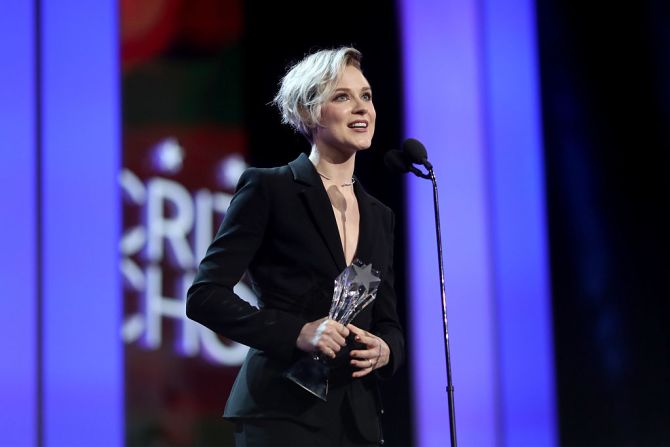 Evan Rachel Wood ganó el premio como Mejor actriz en una Serie Dramática por ‘Westworld’.