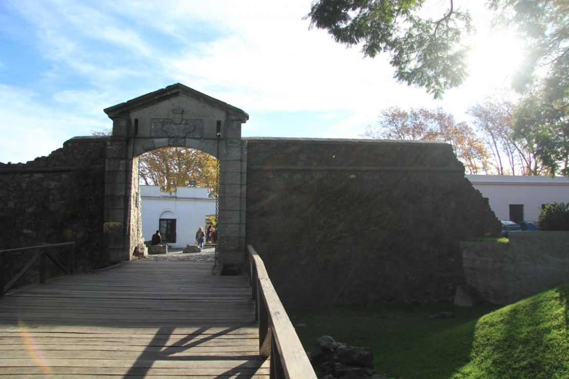 Colonia del Sacramento, un destino popular en Uruguay. Su barrio histórico es Patrimonio Mundial de la UNESCO.