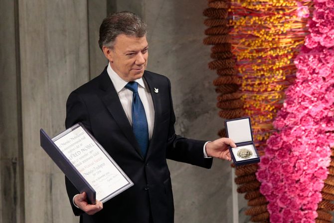 Este es otro reconocimiento que recibe este proceso de paz entre el gobierno de Colombia y las FARC. El presidente Juan Manuel Santos recibió el pasado 10 de diciembre el Premio Nobel de la Paz por “sus esfuerzos para llevar a su fin a más de 50 años de guerra civil en el país”.