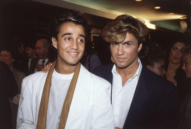 Andrew Ridgeley y George Michael del grupo Wham.