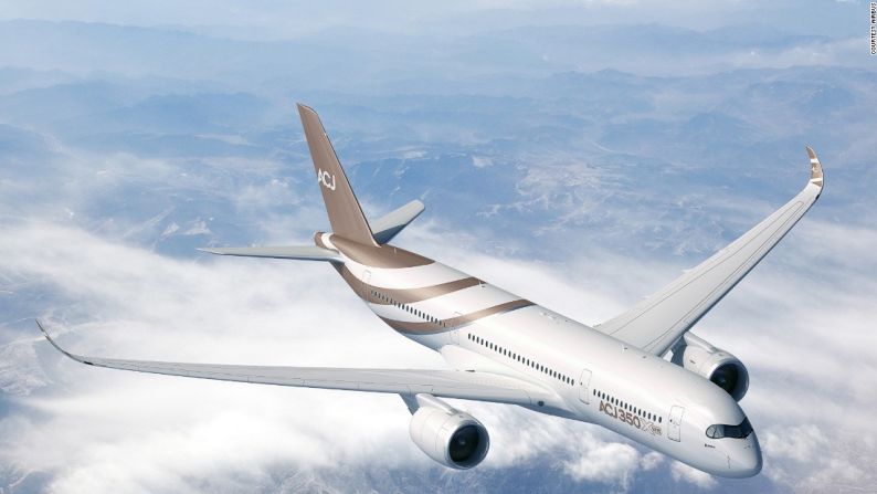 Airbus ACJ350 — la mayoría de compradores de bolsillos profundos también prefieren modelos más grandes como el Boeing 747 y el Airbus A340 o modelos más nuevos como el Boeing 787 y el Airbus A350 (en la foto).