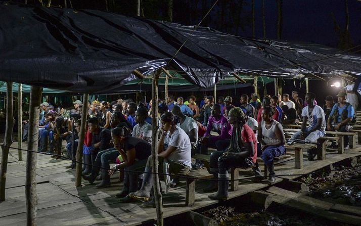 Así le dieron la bienvenida las FARC al 2017, el año que según el acuerdo de paz marcará el final de su lucha armada.