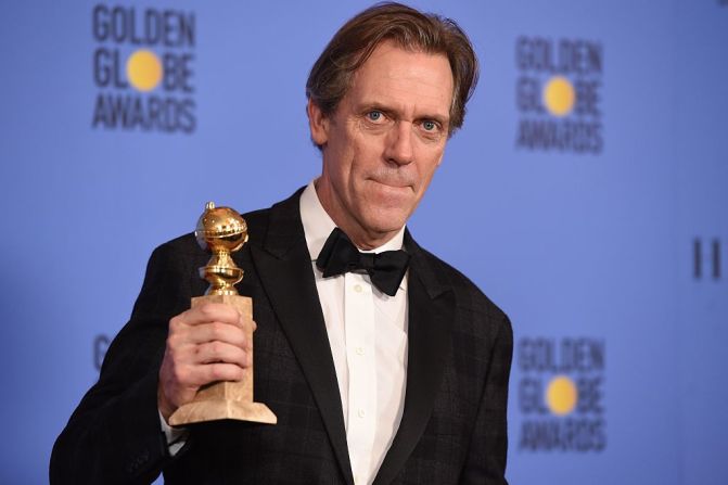 Hugh Laurie ganó el Globo de Oro a Mejor Actor de reparto en miniserie o película para televisión por ‘The Night Manager’.