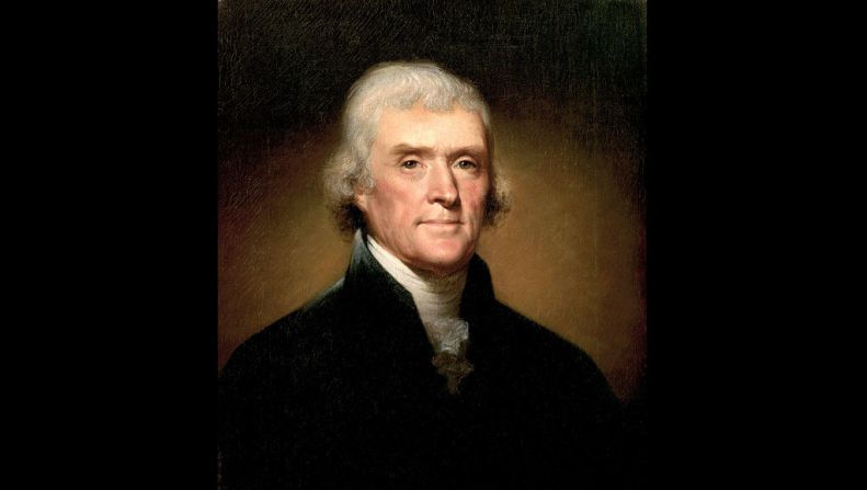 3. Thomas Jefferson (1801–1809) — Fue el cuarto presidente de Estados Unidos y el principal autor de la Declaración de la Independencia de ese país en 1776 y uno de los padres de la patria, según su biografía en la página web de la Casa Blanca que agrega que, Jefferson tuvo “crecientes preocupaciones” en mantener alejado a su país de las guerras napoleónicas, a pesar de que las guerras de Inglaterra y Francia intervinieron con los derechos neutrales de los mercaderes estadounidenses. Murió el 4 de julio de 1826.