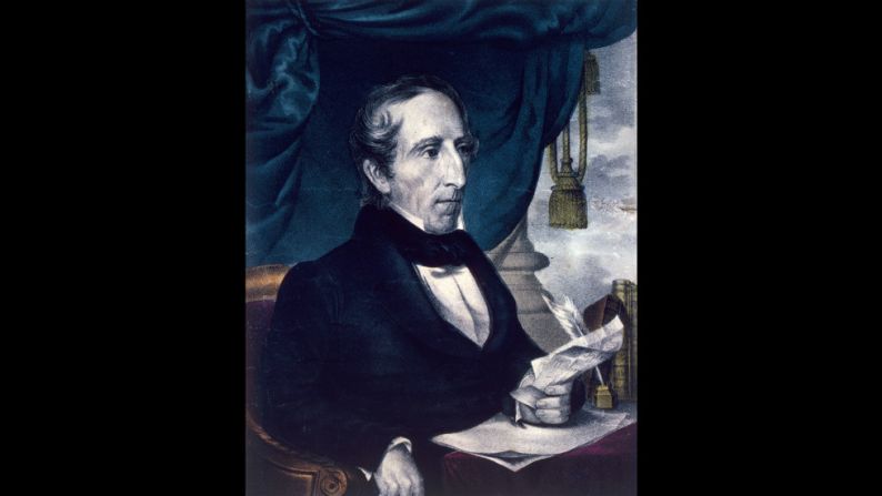 John Tyler, retratado en la imagen, prestó juramento al cargo cuando William Henry Harrison murió en 1841, tan solo 32 días después de haber asumido la presidencia.