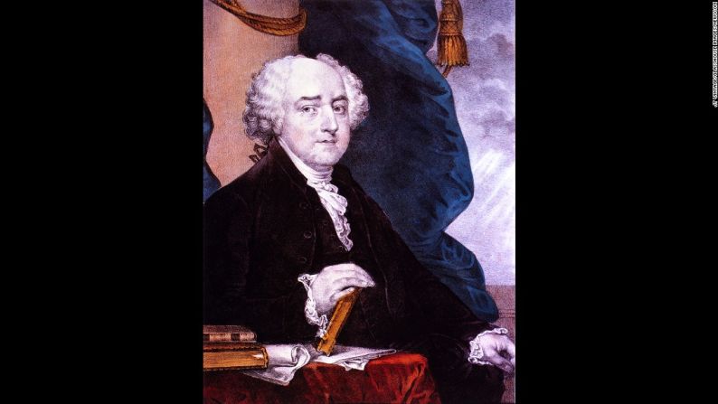 John Adams, el segundo presidente de Estados Unidos, prestó su juramento al cargo en la Cámara del Congreso, en Filadelfia.