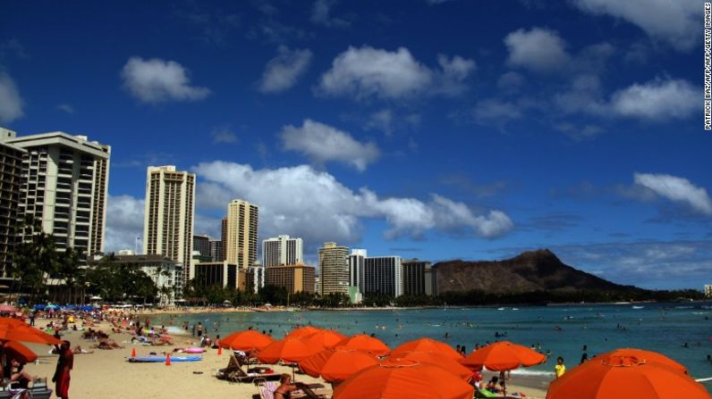 El idílico Honolulu ocupa el séptimo lugar.