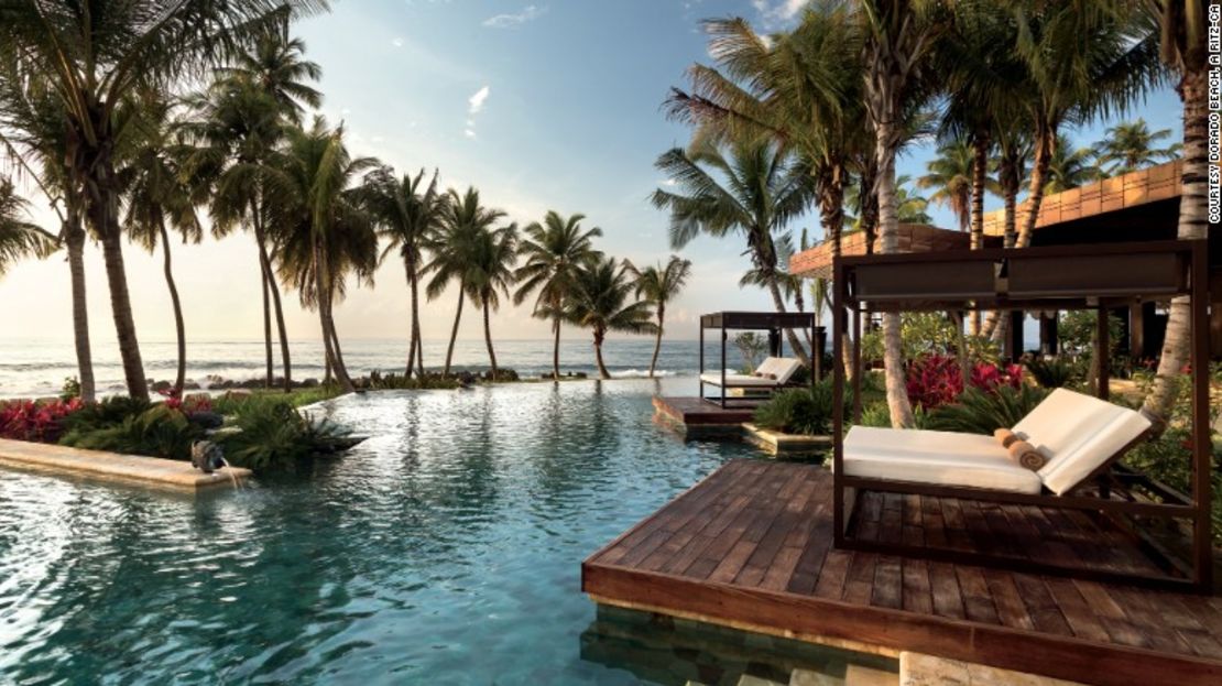 Algunas de las suites del Hotel Dorado Beach Ritz-Carlton en Puerto Rico tienen piscina privada.