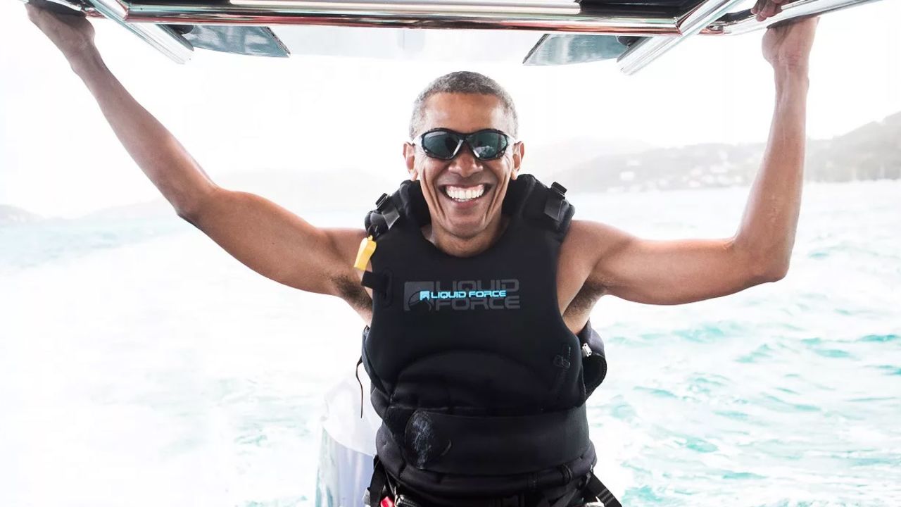 Pocas semanas después de salir de la presidencia, Obama disfrutó de unos días de aventura con Richard Branson.