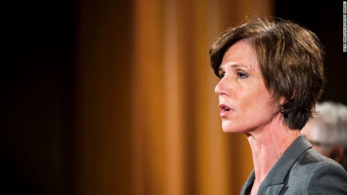 Sally Yates fue quien entregó el mensaje a la Casa Blanca sobre Flynn y su conversación con el embajador ruso.