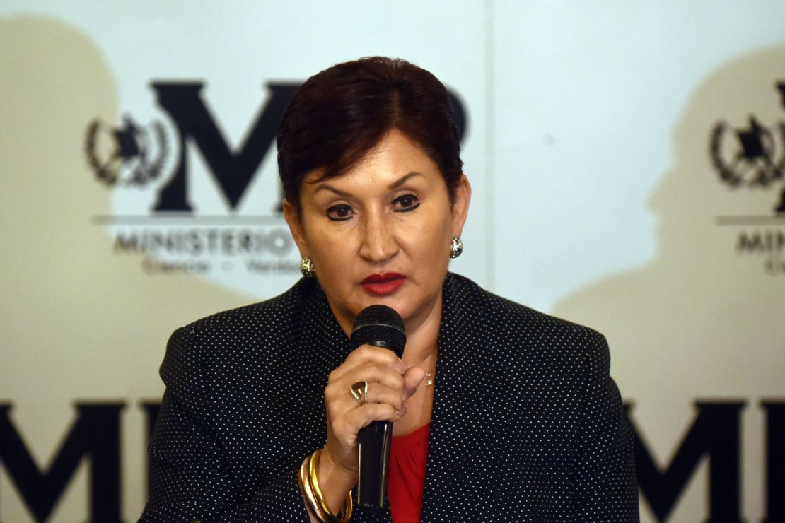 Thelma Aldana, fiscal general del Ministerio Público de Guatemala.