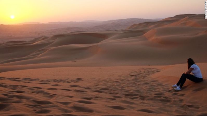 Un gran colorido — La arena del desierto está teñida de rojo y verde por partículas de hierro y cobre. Durante el atardecer los colores son mucho más espectaculares.