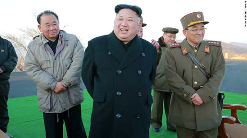Se sabe que Kim Jong-un supervisó el lanzamiento del 6 de marzo.