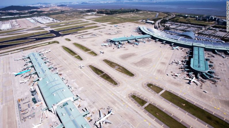 El Aeropuerto Internacional de Incheon, en Seúl, está en el top 3 desde 2013.