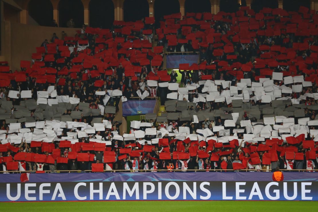 CNNE 389652 - as monaco v manchester city fc - uefa champions league round of 16- second leg