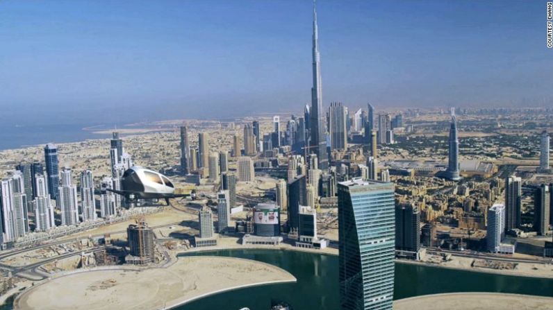 Dubai tendrá pronto taxis voladores, según las autoridades de transporte de la ciudad.