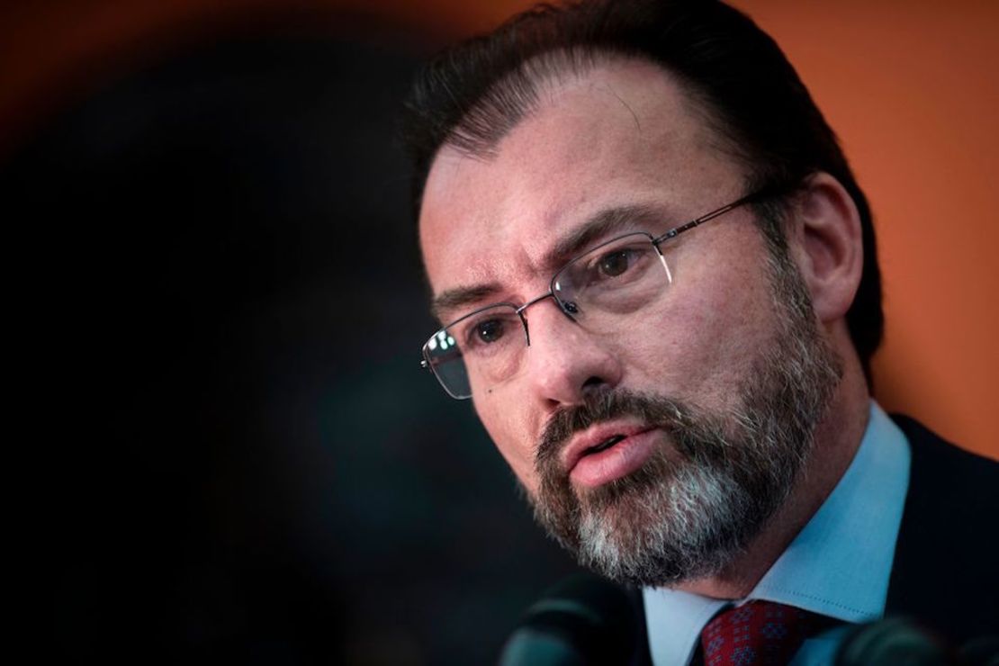 El canciller mexicano, Luis Videgaray