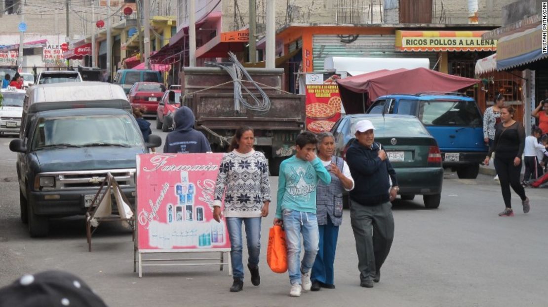 El barrio de La Paz, donde la familia de Matadamas vive.