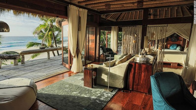 Isla del Norte (Seychelles): la impresionante belleza natural y el diseño innovador se unen en esta paradisíaca isla privada, en el corazón de las Seychelles, que ha sido visitada por celebridades como Angeline Jolie y Brad Pitt, George y Amal Clooney y los duques de Cambridge.