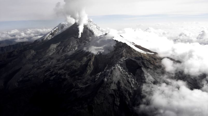 El Parque Nacional Natural Nevado del Huila está ubicado en el sur de Colombia.