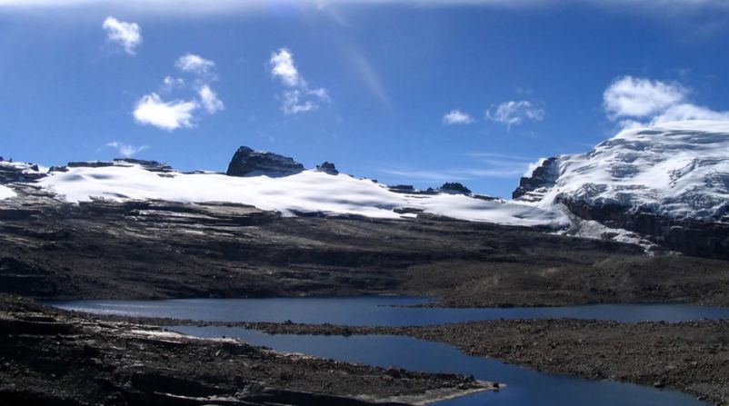 Según un informe del Instituto de Hidrología, Meteorología y Estudios Ambientales de Colombia (IDEAM), dentro de 30 años ya no será posible ver paisajes como este, que ofrece El Cocuy después de horas de caminata.