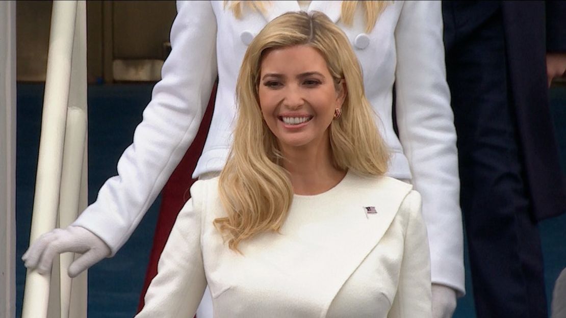 Ivanka Trump el día de la toma de posesión de su padre, el 20 de enero de 2017.