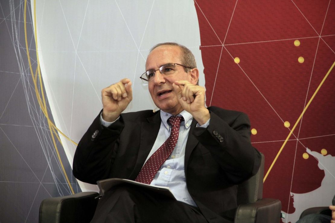 Luis Felipe Gómez S.J., rector de la Pontificia Universidad Javeriana de Cali, durante el foro de Fuerza del Milenio, en Bogotá.