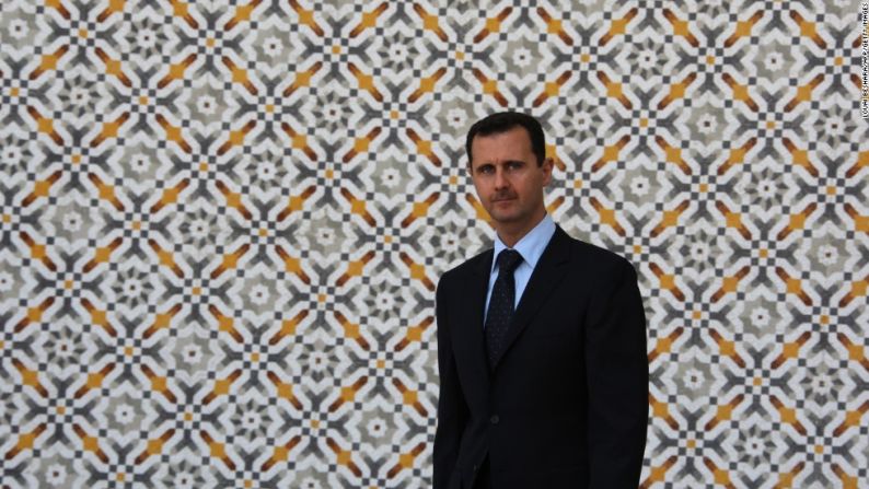 Bashar al Assad es fotografiado en el Palacio Al-Shaab de Damasco, el 24 de junio del 2009.