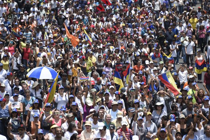 Por quinta vez en la última semana, la oposición sale a marchar en contra del gobierno del presidente Nicolás Maduro.