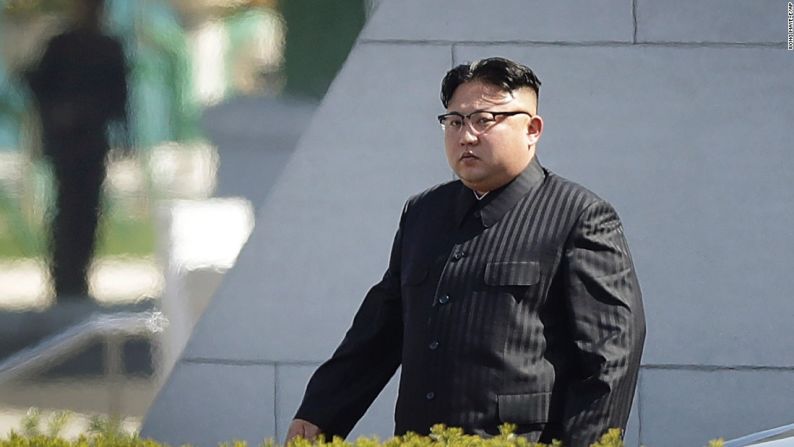 El líder norcoreano Kim Jong-un asistió a la ceremonia.