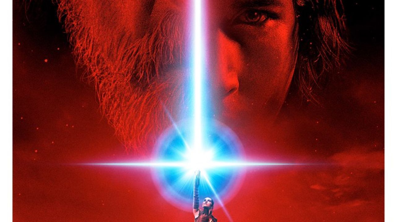 El primer cartel de la nueva película de "Star Wars: The Last Jedi".