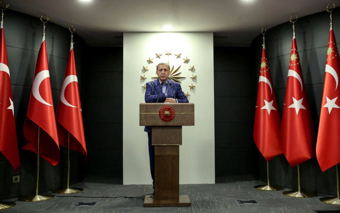 El presidente de Turquía Recep Tayyip Erdogan.