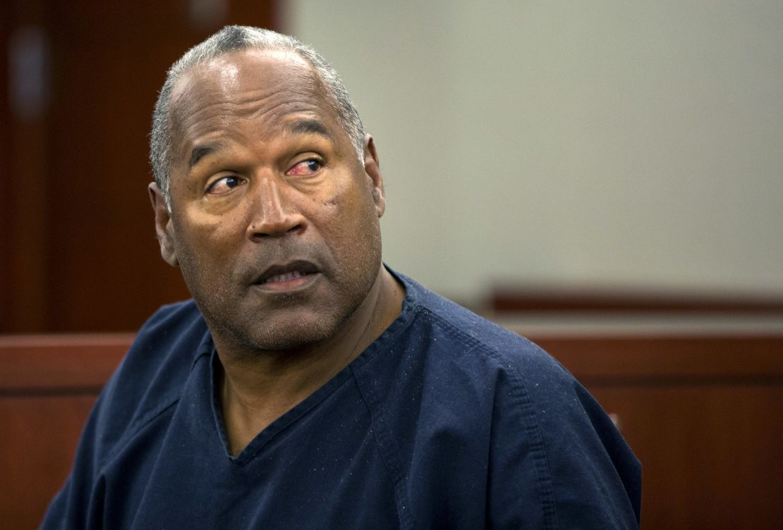 O.J. Simpson durante una audiencia judicial en Las Vegas, en 2013.