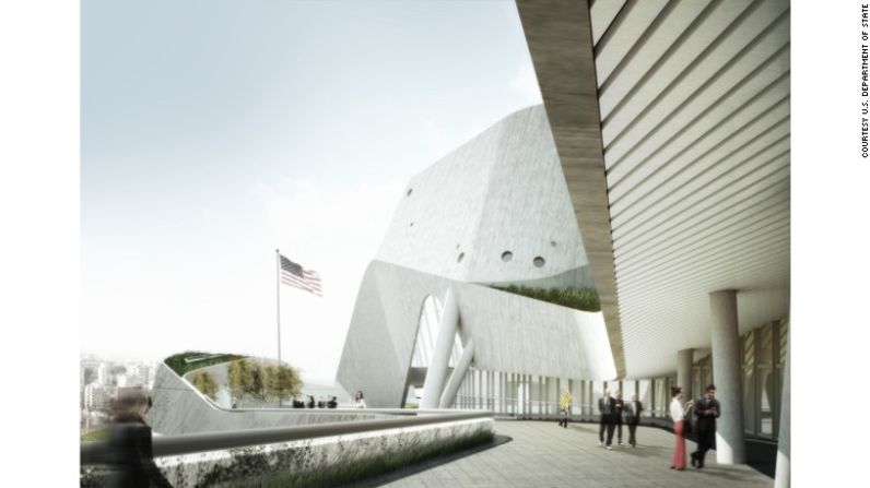 En abril pasado se inauguró la nueva embajada de Estados Unidos en Beirut (Líbano), diseñada por el premiado arquitecto californiano Thom Mayne, conocido por sus diseños audaces.