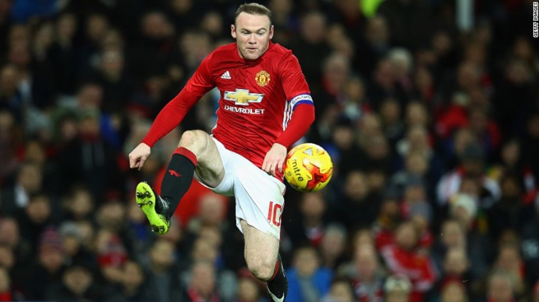 Wayne Rooney, capitán del Manchester United y de la selección de Inglaterra.