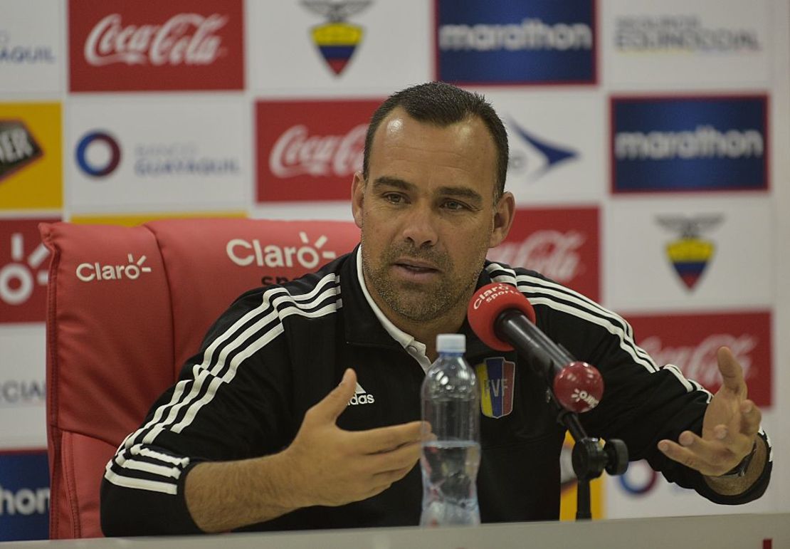 Rafael Dudamel, técnico de las selecciones venezolanas.