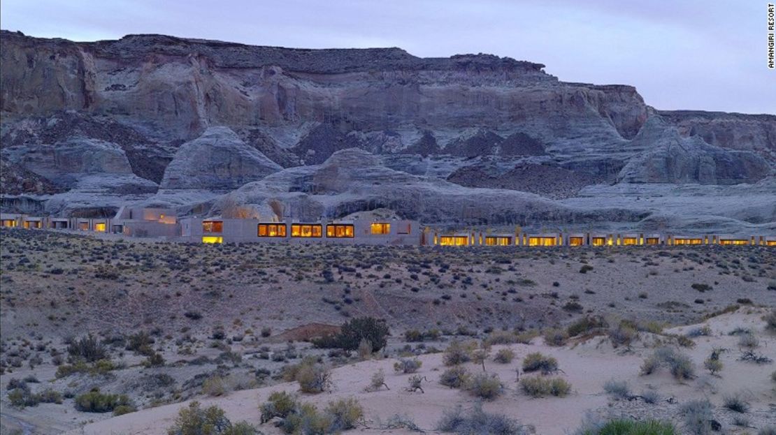 El Hotel Amangiri, en Utah, Estados Unidos.