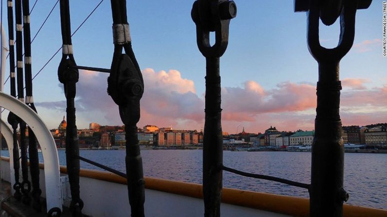 El 'af Chapman' ofrece una panorámica única de Estocolmo. Su nombre es un homenaje al famoso constructor de barcos sueco Fredrik Henrik af Chapman.