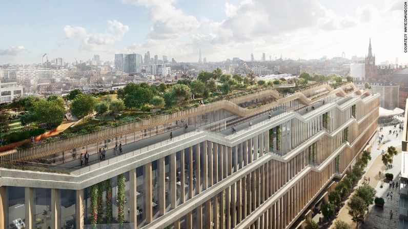 Google entregó los planes para la construcción de su cuartel general en Londres, diseñado por Thomas Heatherwick y Bjarke Ingels. Mira en esta galería cómo se verá el edificio del gigante tecnológico