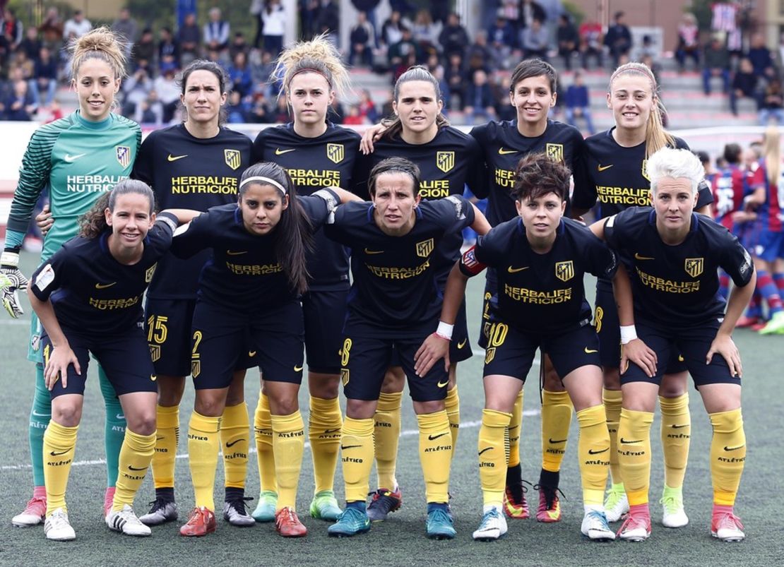 Kenti Robles, jugadora del Atlético de Madrid femenil.