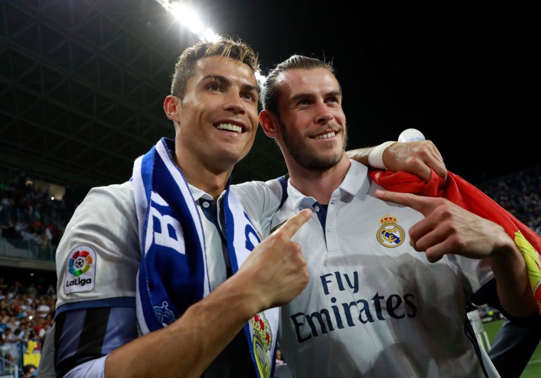 Gareth Bale junto a Cristiano Ronaldo.