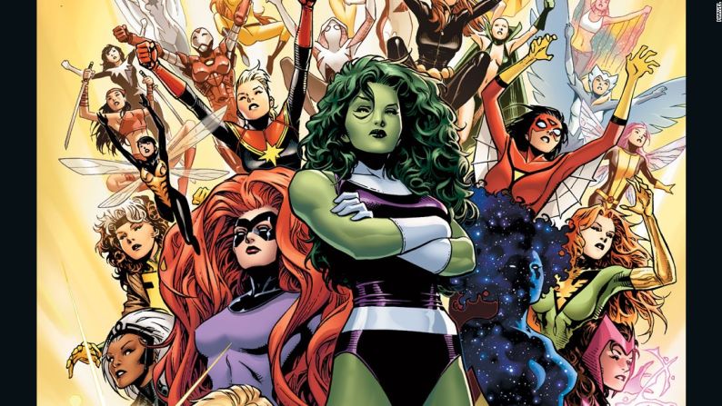 En mayo del 2015, Marvel Comics anunció que reemplazaría a todo su equipo de 'Avengers' con uno compuesto exclusivamente de mujeres como She-Hulk, Medusa y Dazzler.