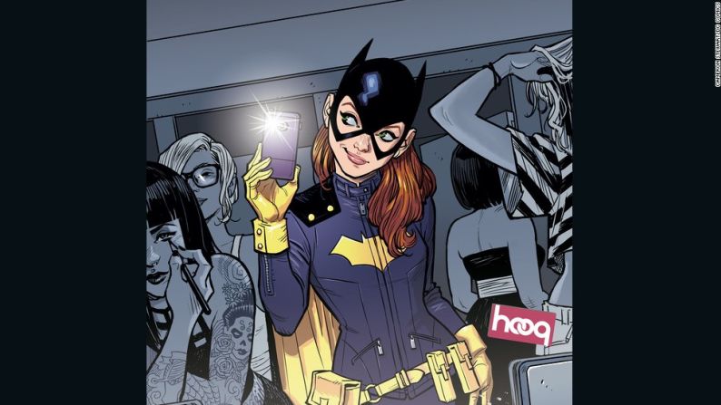 Esta es Batichica, aunque su nombre real es Barbara Gordon. Apareció por primera vez en 1967 y en el 2014 tuvo un importante cambio de 'look'. También es de DC Comics.